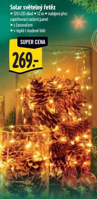 Solar světelný řetěz