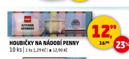 HOUBIČKY NA NÁDOBÍ PENNY, 10 ks