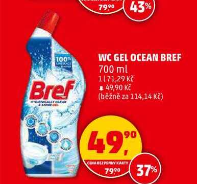 WC GEL OCEAN BREF, 700 ml