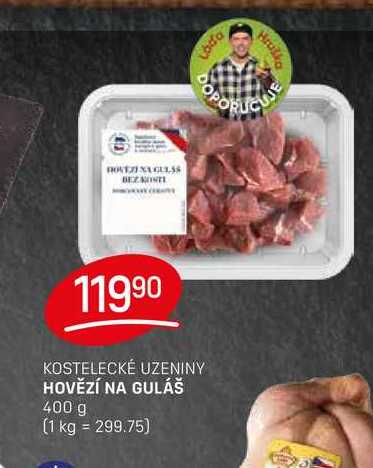 HOVĚZÍ NA GULÁŠ 400 g 