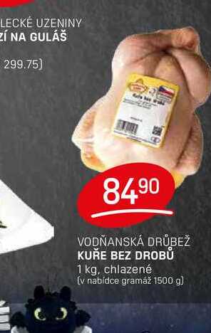 KUŘE BEZ DROBŮ 1 kg, chlazené