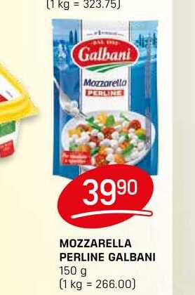 MOZZARELLA PERLINE GALBANI 150 g