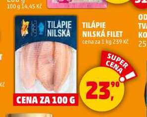 TILAPIE NILSKÁ FILET, 100 g