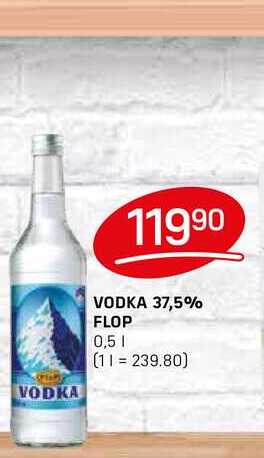 VODKA 37,5% FLOP 0,5l