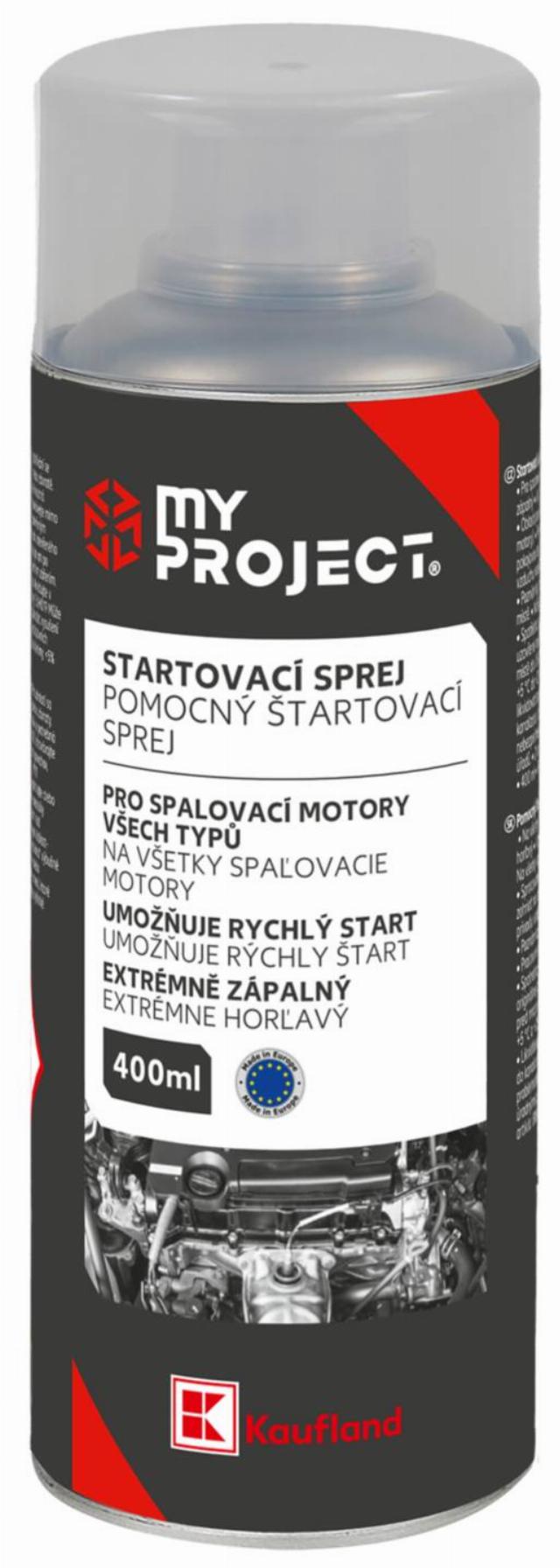 MY PROJECT Startovací sprej objem: 400 ml
