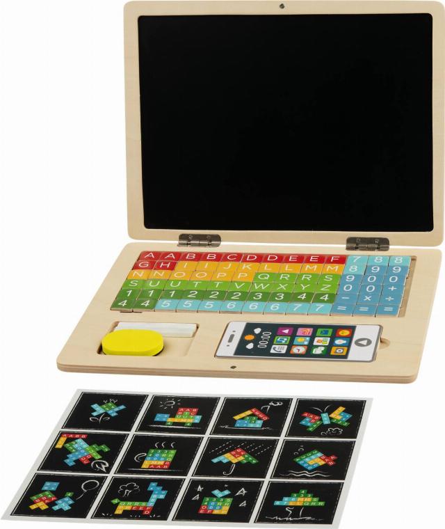 Kidland Dřevěný notebook