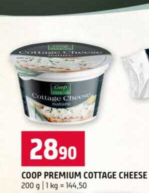 COOP PREMIUM COTTAGE CHEESE 200 g