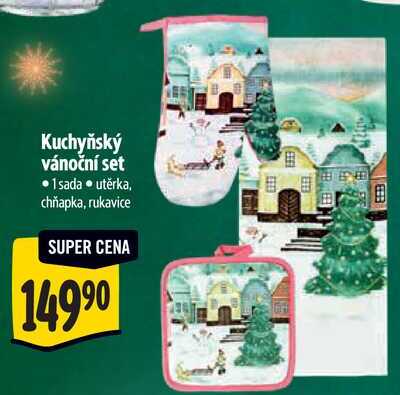 Kuchyňský vánoční set