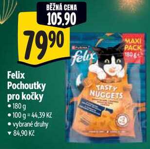 Felix Pochoutky pro kočky, 180 g 