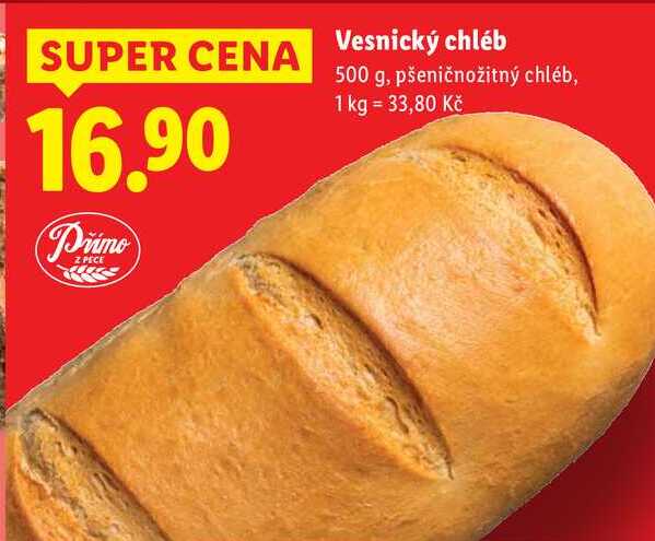 Vesnický chléb, 500 g
