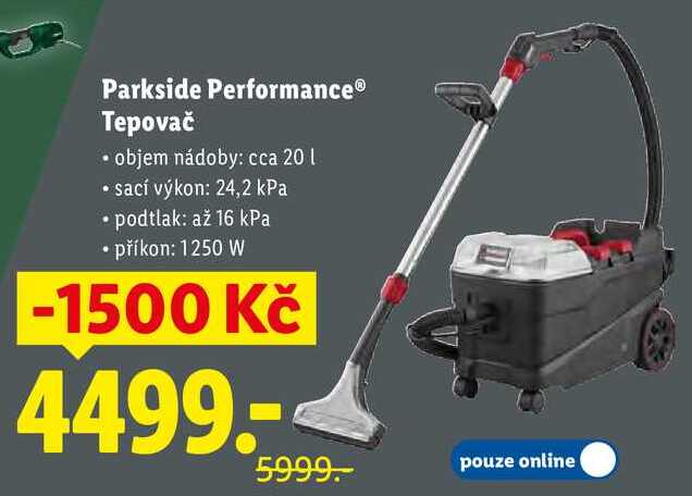 Parkside Performance Tepovač