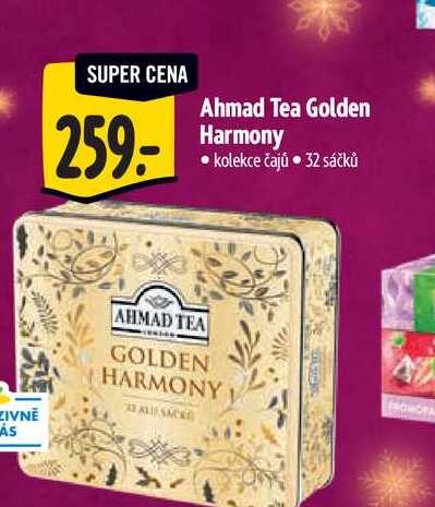 Ahmad Tea Golden Harmony kolekce čajů  32 sáčků