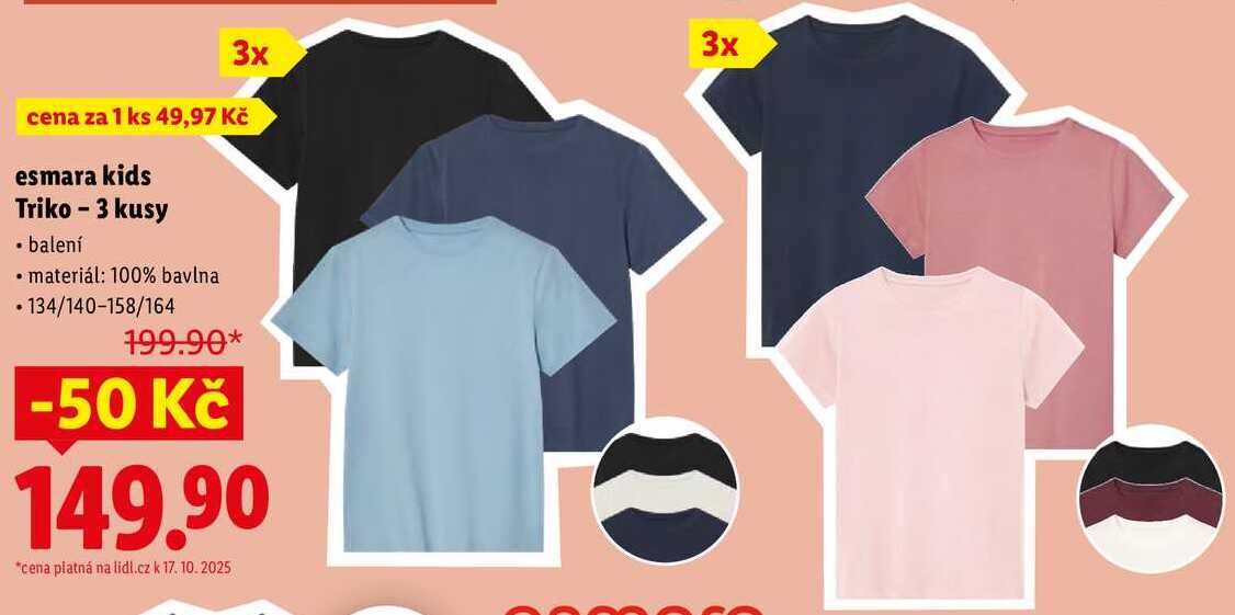 esmara kids Triko - 3 kusy