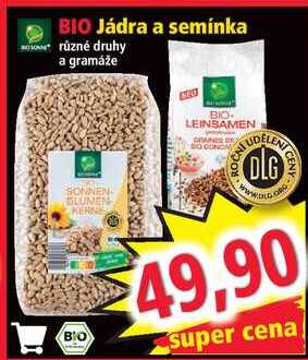BIO Jádra a semínka
