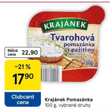 Krajánek Pomazánka, 100 g