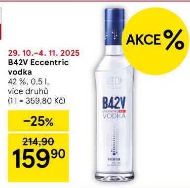 B42V Eccentric vodka 42 %, 0.5 l
