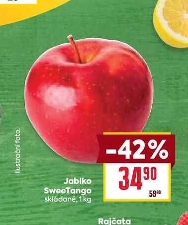 Jablka SweeTango skládané, 1kg