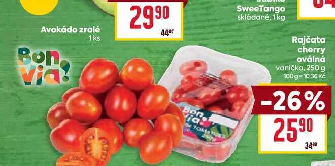 Rajčata cherry oválná vanička, 250 g