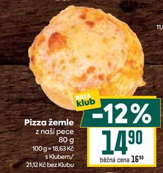 Pizza žemle z naší pece 80 g