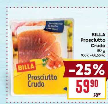 BILLA Prosciutto Crudo 90 g