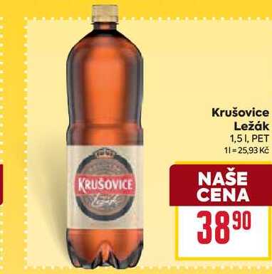 Krušovice Ležák 1,51, PET 