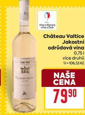 Château Valtice Jakostní odrůdová vína 0,75l