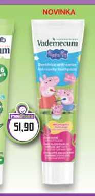 VADEMECUM dětská pasta Peppa Pig 50ml