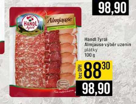 Handl Tyrol Almjause výběr uzenin plátky 100 g
