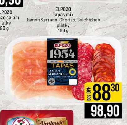 ELPOZO Tapas mix plátky 120 g