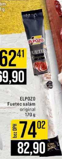 ELPOZO Fuetec salám original 170 g 