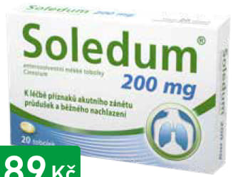SOLEDUM 200 mg, 20 měkkých tobolek