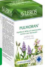 LEROS PULMORAN léčivý čaj, 20 sáčků