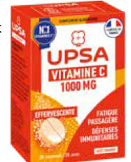 UPSA VITALITY VITAMIN C 1000 mg 20 šumivých tablet
