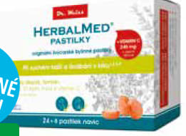 HERBALMED DR.WEISS PASTILKY 24 + 6 pastilek NAVÍC!