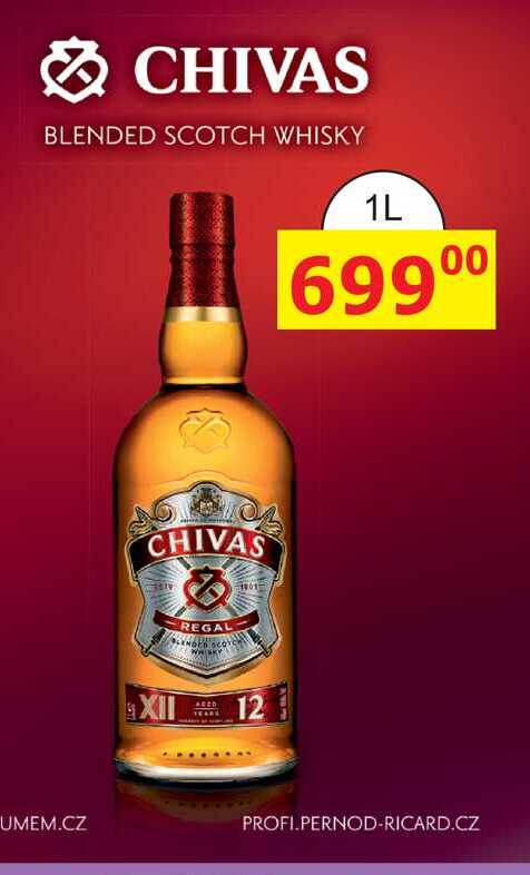 CHIVAS BLENDED SCOTCH WHISKY 1L