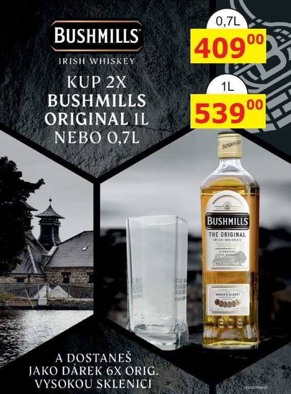 BUSHMILLS IRISH WHISKEY 1l