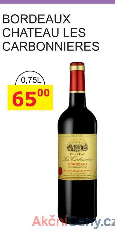 BORDEAUX CHATEAU LES CARBONNIERES 0,75L