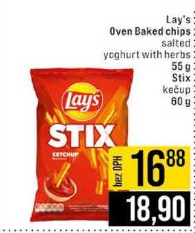 Lay's Oven Baked chips 55 g