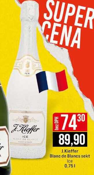 J. Kieffer Blanc de Blancs sekt Ice 0,75 l