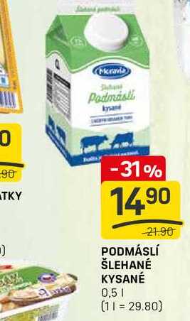 PODMÁSLÍ ŠLEHANÉ KYSANÉ 0,5l