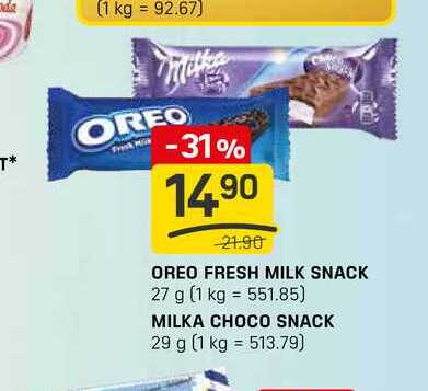 MILKA CHOCO SNACK 29 g 