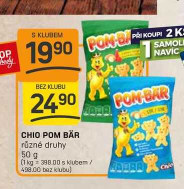 CHIO POM BÄR různé druhy 50 g