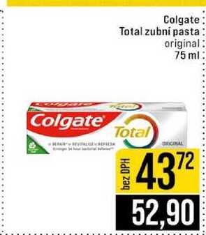 Colgate Total zubní pasta original 75 ml