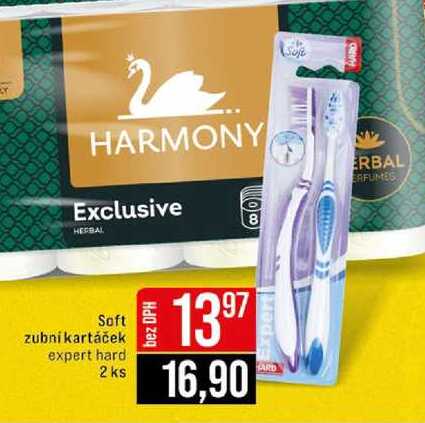 Soft zubní kartáček expert hard 2 ks 