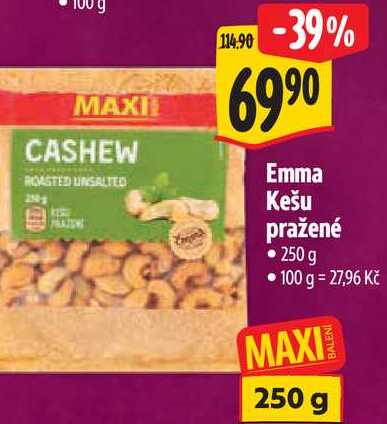   Emma Kešu pražené 250 g  