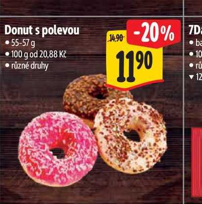 Donut s polevou 55-57 g 