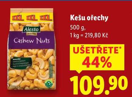 Kešu ořechy, 500 g