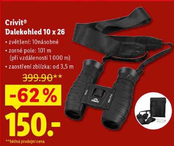 Crivit Dalekohled 10 x 26