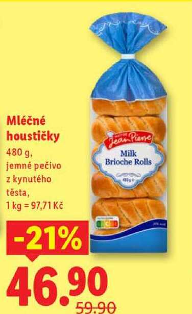 Mléčné houstičky, 480 g
