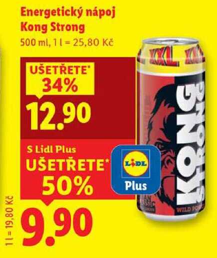 Energetický nápoj Kong Strong, 500 ml